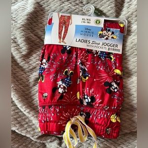 Disney Minnie mouse ladies jogger pants